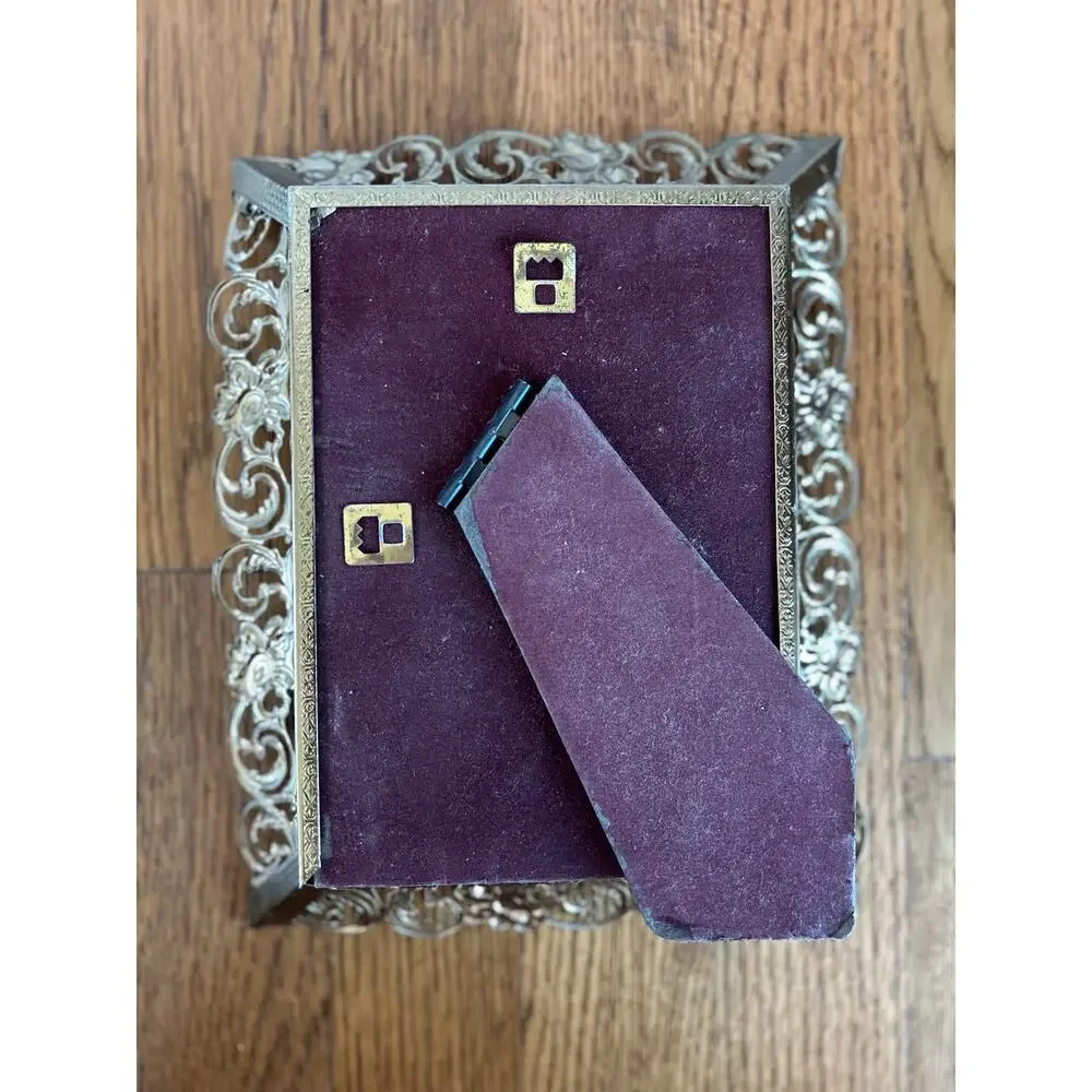 Vintage ornate metal
